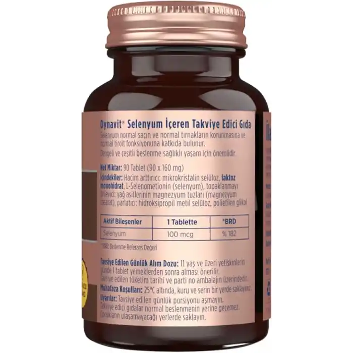 Dynavit Selenyum 100 mcg 90 Tablet - Saç & Cilt - Selenyum
