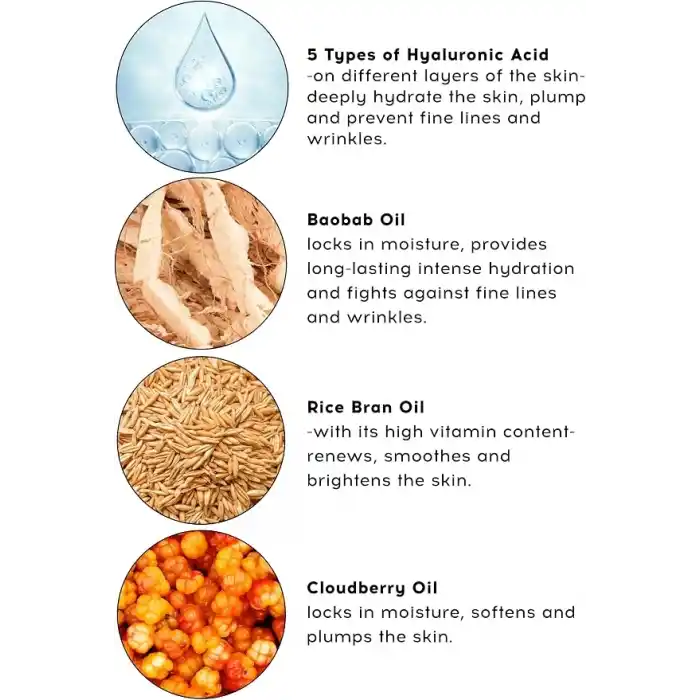 Cream Co. Yağ Bazlı Balm Yüz Makyaj Temizleyici, Aydınlatıcı Nemlendirici, Hyaluronik Asit, 100 ML