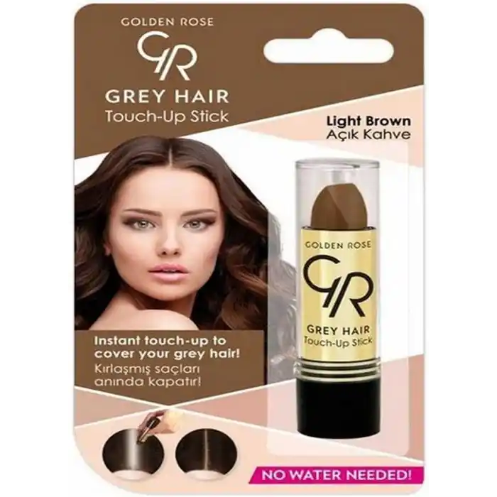Golden Rose Grey Hair Touch-up Stick No: 06 Light Brown - Beyaz Saç Kapatıcı - Açık Kahve