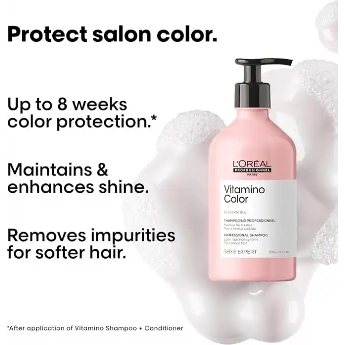 LOréal Professionnel Paris Serie Expert Vitamino Color Boyalı Saçlar için Renk Koruyucu Refill Şampuan 500ml