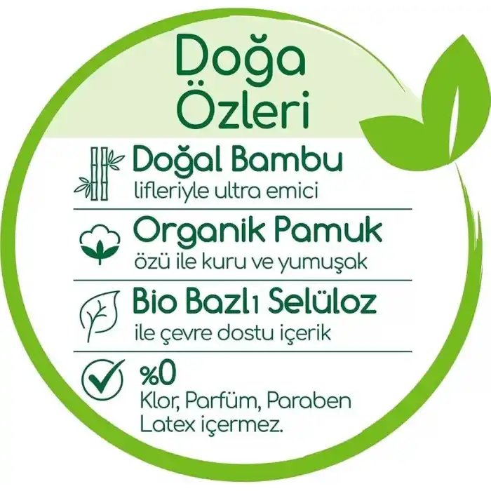 Bebem Natural 4 numara Maxi 104 adet Bebek Bezi
