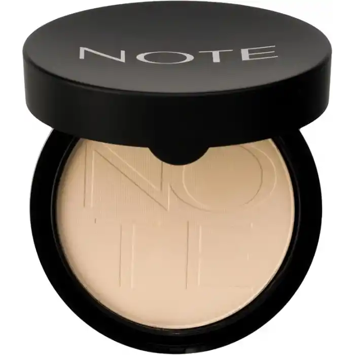 Note Cosmetics Luminous Silk Compact Powder 01 Beige Mat Bitişli Toz Yüz Pudrası Beige