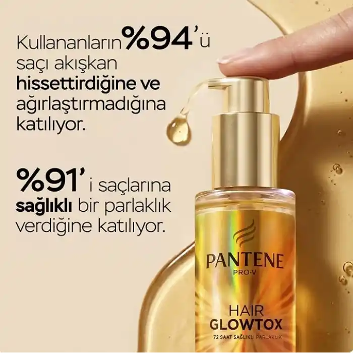 Pantene Glowtox Saç Bakım Yağı 100 ml