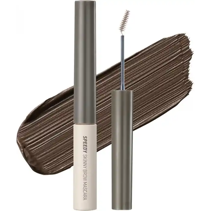 Peripera Renklendirici ve Sabitleyici Kaş Maskarası Speedy Skinny Brow Mascara 01 Cool Gray