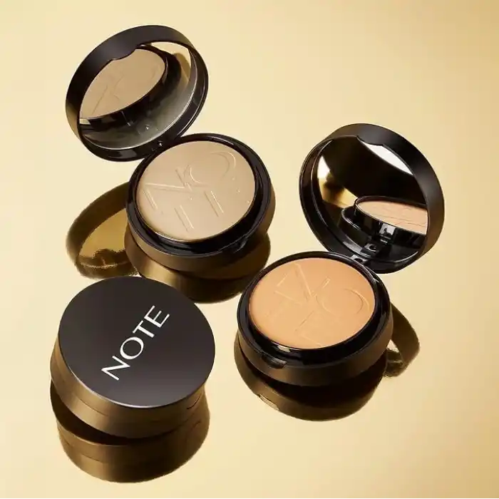 Note Cosmetics Luminous Silk Compact Powder 01 Beige Mat Bitişli Toz Yüz Pudrası Beige
