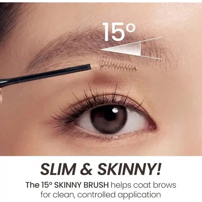Peripera Renklendirici ve Sabitleyici Kaş Maskarası Speedy Skinny Brow Mascara 01 Cool Gray