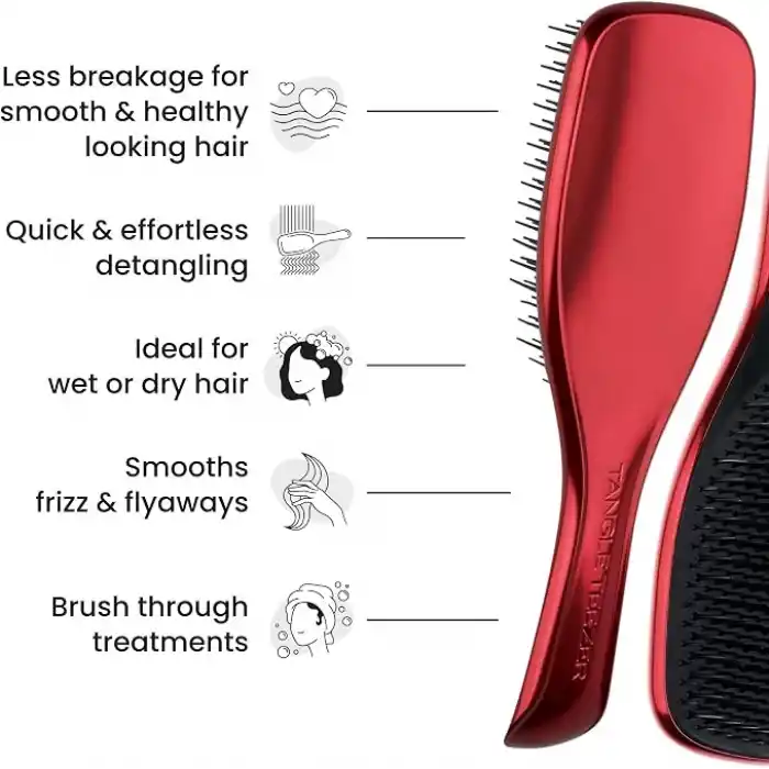 Tangle Teezer The Devil Wears Prada The Ultimate Detangler Kırmızı Chrome Saç Fırçası Tarak