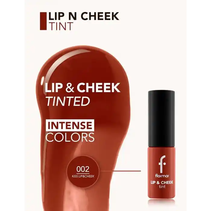 Lip & Cheek Tint - Mat ve Kalıcı Su Bazlı Likit Dudak/Yanak Renklendiricisi
