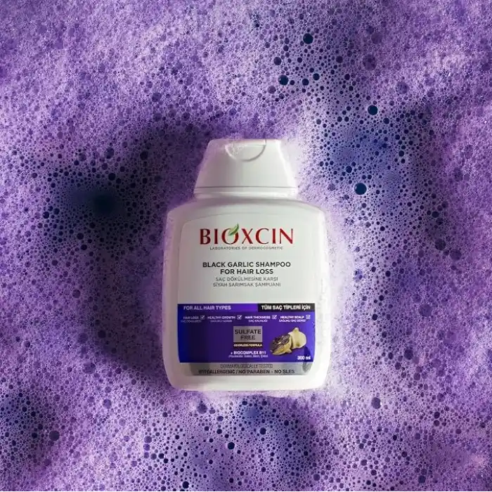 Bioxcin Siyah Sarımsak Saç Dökülmesine Karşı Bitkisel Şampuan (1 x 300 ml)