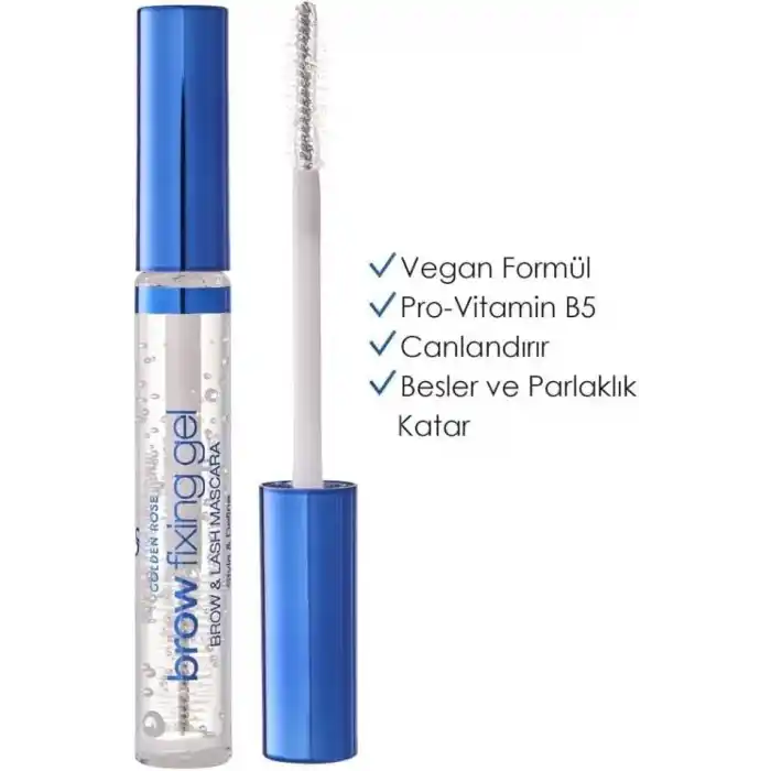 Golden Rose Brow Fixing Gel - Sabitleyici Şeffaf Kaş ve Kirpik Maskarası