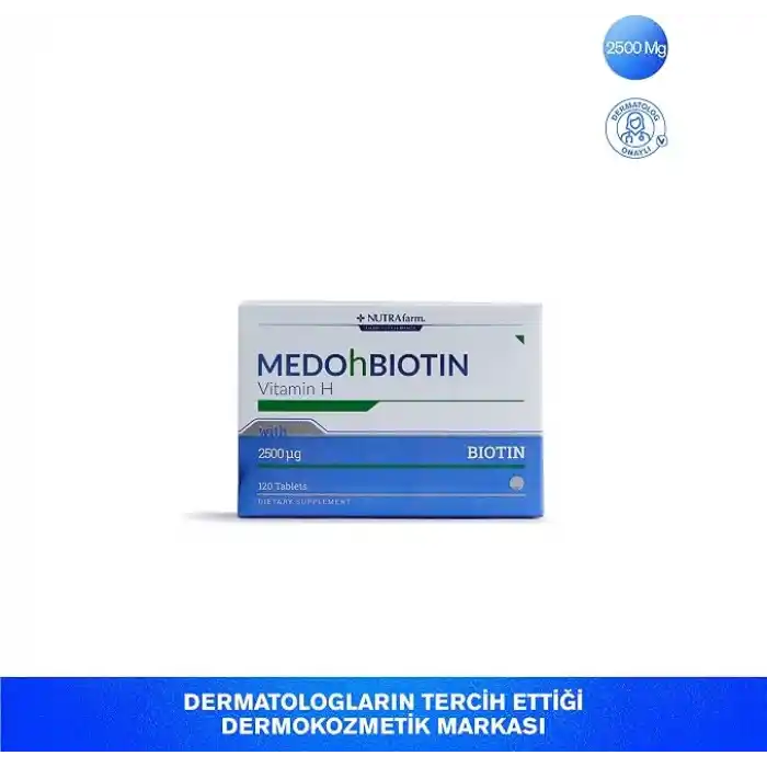 Dermoskin Medohbiotin 2,5 Mg. 120 Tablet 1 Paket (1 x 14.4 g)