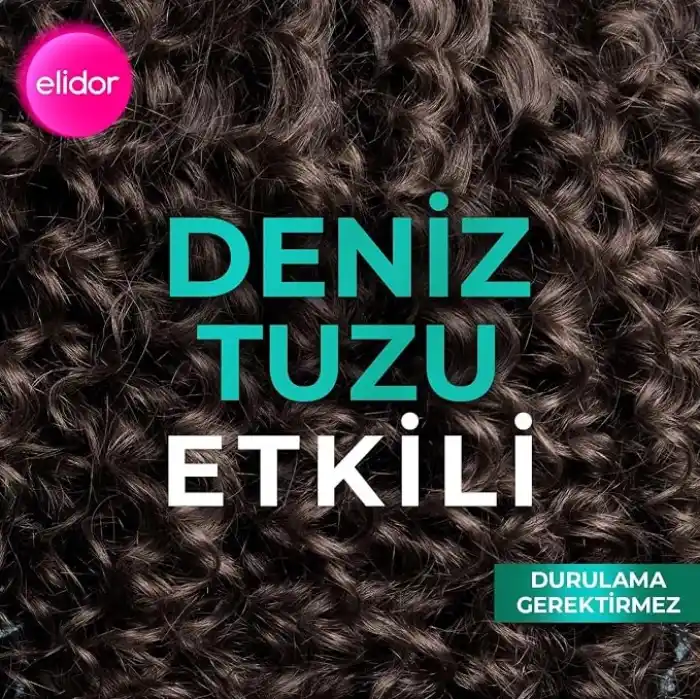 Elidor Belirgin Bukleler Deniz Tuzu Etkili Saç Spreyi 190 ml