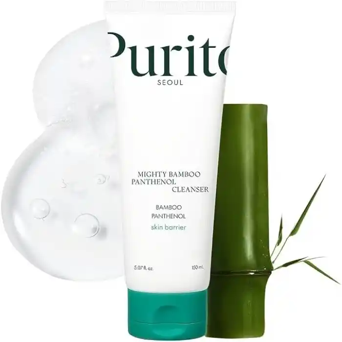 Purito Mighty Bamboo Hassas Ciltler Dahil Tüm Cilt Tipleri için Yüz Temizleme Köpüğü - 150 ml