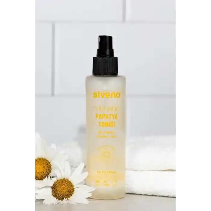 Siveno%100 Doğal Papatya Suyu Aydınaltma Etkili Arındırıcı Rahatlatığı Saç ve Cilt Toniği 150 ml