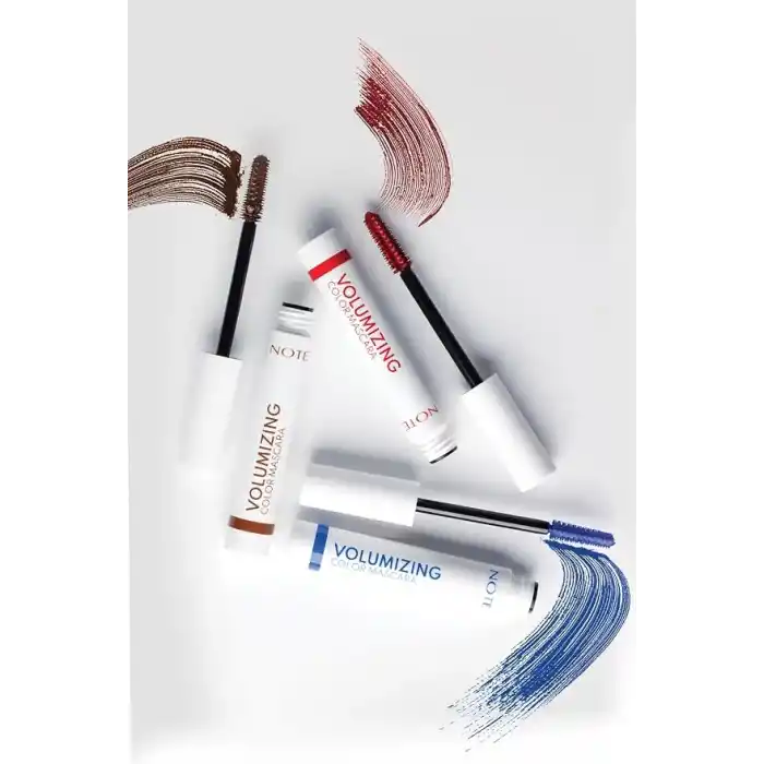 Note Cosmetics Volumizing Color Hacim ve Uzatma Etkili Renkli Maskara - Kahverengi