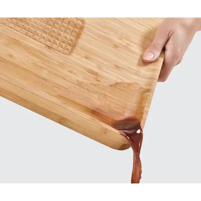 Joseph Joseph Cut&Carve Plus Büyük Bambu Kesme Tahtası, Bambu