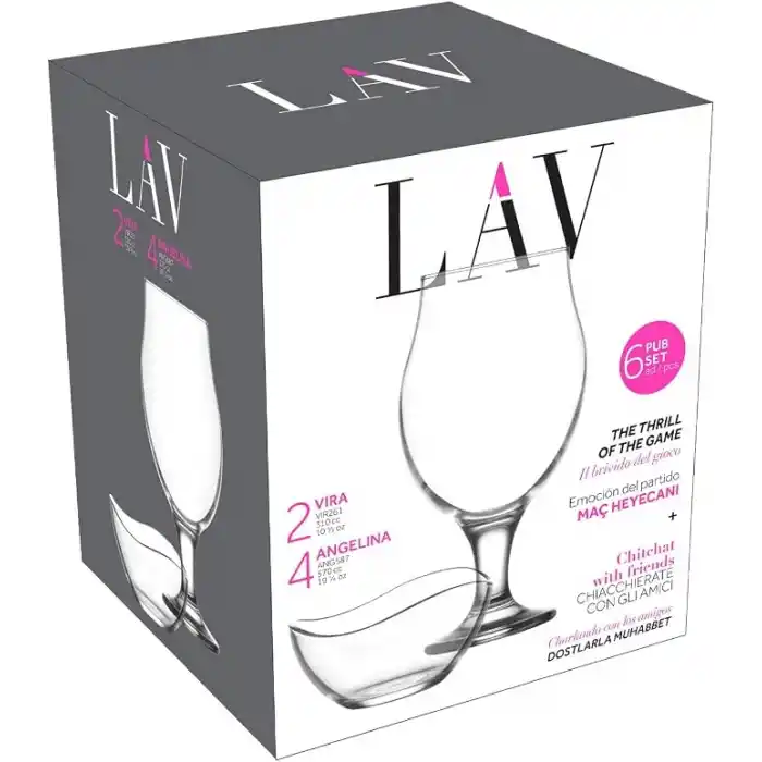 LAV Pub 6lı Bira Seti