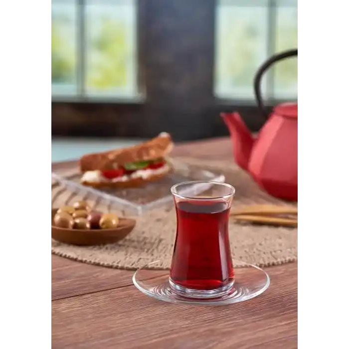Paşabahçe HEYBELI ÇAY TAKIMI HEDİYELİK KUTU