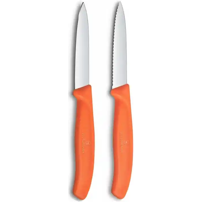 Victorinox 6.7699.2C1 Swiss Classic 2li Soyma Bıçağı Set, Turuncu
