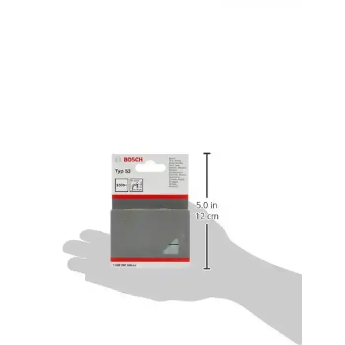 Bosch Professional Accessories Ince Zımba Teli Tip 53, Gri, 1000 Adet
