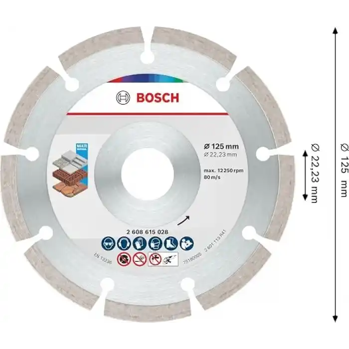 Bosch Professional Accessories Eco for Universal Segmanlı Elmas Kesme Diski