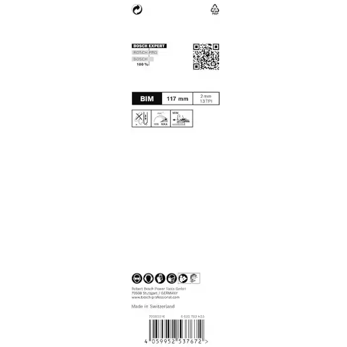 Bosch Professional 3x EXPERT ‘Hardwood 2-side clean’ T 308 BF Dekupaj Testere Bıçakları (Plastik kaplı levhalar, Multipleks levha, Uzunluk 117 mm, Aksesuar Dekupaj Testeresi)