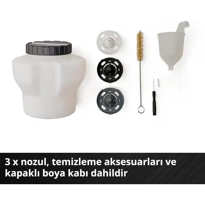 Einhell Akülü Sprey Boya Tabancası TE-SY 18/90 Li-Solo 4260040