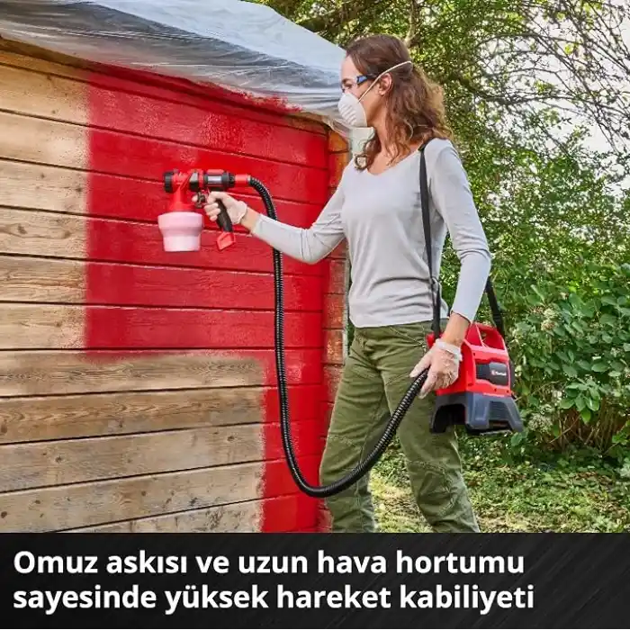 Einhell Akülü Sprey Boya Tabancası TE-SY 18/90 Li-Solo 4260040