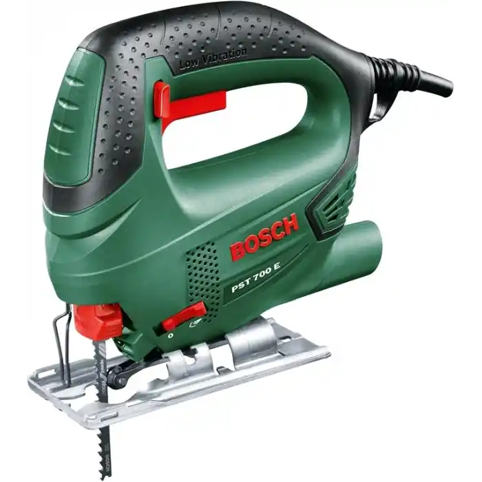 Bosch Home and Garden PST 700 Elektrikli Dekupaj Testeresi, 500 Watt, Taşıma Çantalı, Renk: Yeşil / Siyah, Dakikada 3000 devir, Hava üfleme fonksiyonu