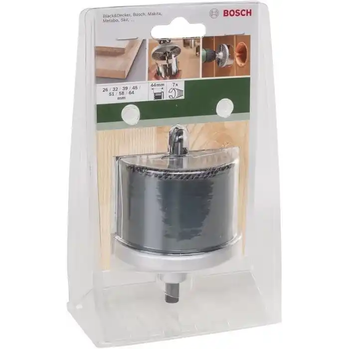 Bosch Professional Accessories Delik Açma Testeresi Seti, Yeşil, 7 Adet