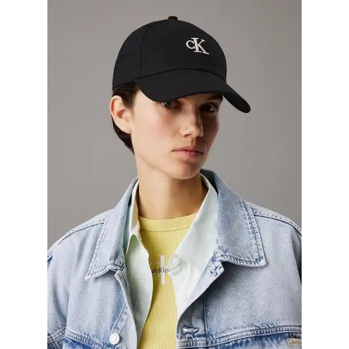 Calvin Klein MONOGRAM EMBROIDERY BASEBALL CAP Cap Şapka Kadın