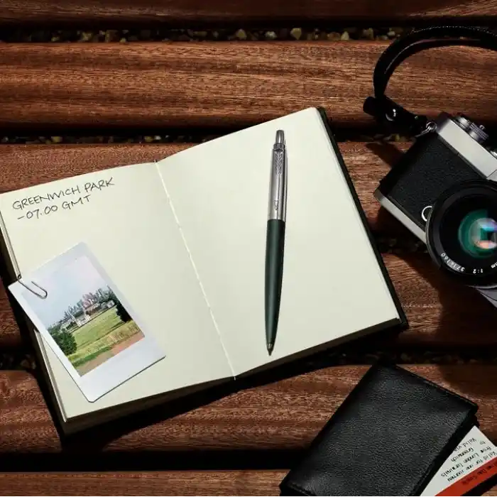 PARKER Jotter XL Tükenmez Kalem | Greenwich Mat Yeşil | Orta Uç | Mavi Mürekkep | Hediye Kutusu