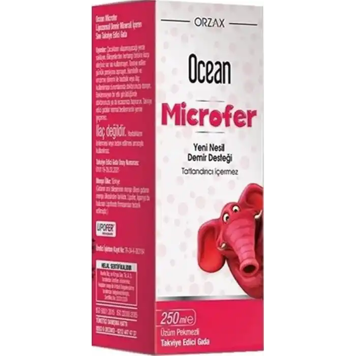 Orzax Ocean Microfer Şurup 250 Ml