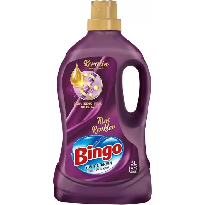 Bingo Sıvı Çamaşır Deterjan Bakım Onaran Bakım 3000 ml 50 Yıkama