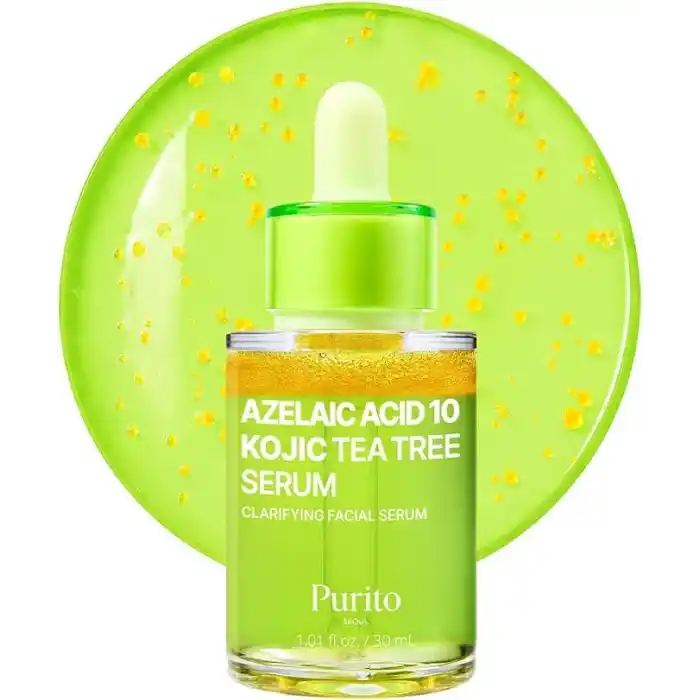 Purito Azelaic Acid 10% Kojic Acid Tea Tree Serum | Akne Karşıtı Leke Görünümü Dengeleyici Serum 30 ml