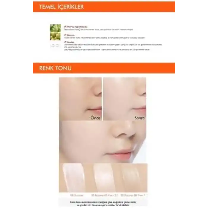 MISSHA Işıltılı ve Aydınlık Görünüm Sağlayan Makyaj Bazı M B.B Boomer 20ml