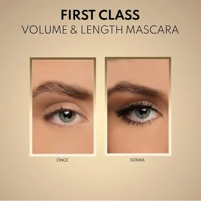 Note Cosmetics First Class Hacim ve Uzatma Etkili Maskara