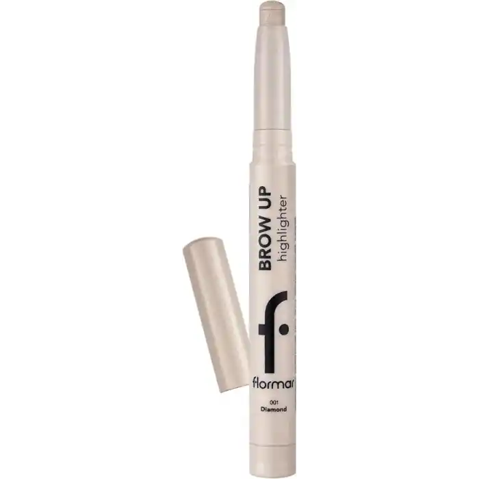 Flormar Asansörlü Aydınlatıcı Kaş Kalemi Gümüş -brow Up Highlighter Pencil-001 Diamond-8682536072434