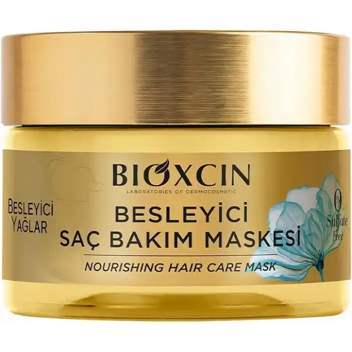 Bioxcin Besleyici Yağlar Saç Bakım Maskesi 225 ml – 9 Çiçek Yağı, Pantenol ve BioComplex B11 İçeren Yoğun Nemlendirici & Onarıcı Maske – Kuru ve Yıpranmış Saçlar İçin Besleyici Bakım