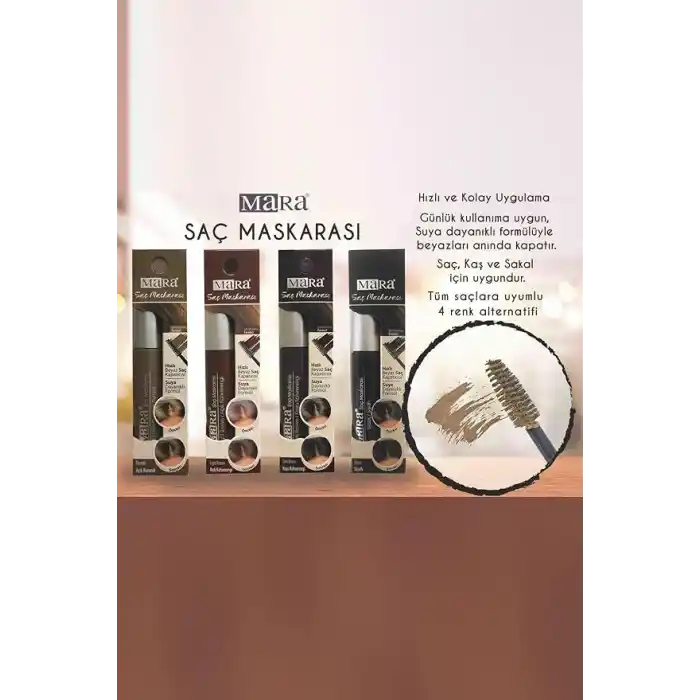 Mara Kozmetik IMM209.362 Saç Maskarası Açık Kahve