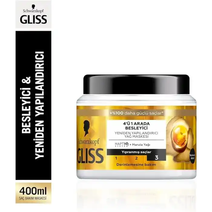 Gliss Nutritive Saç Maskesi 400ml