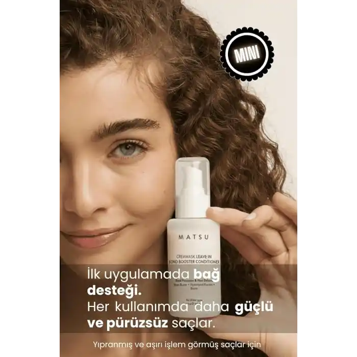 Creamask Bağ Onarıcı Isı Koruyucu Durulanmayan Saç Bakım Kremi 50 ml Seyahat Boy