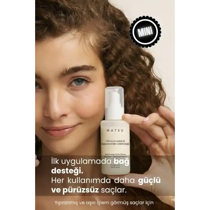 Creamask Bağ Onarıcı Isı Koruyucu Durulanmayan Saç Bakım Kremi 50 ml Seyahat Boy
