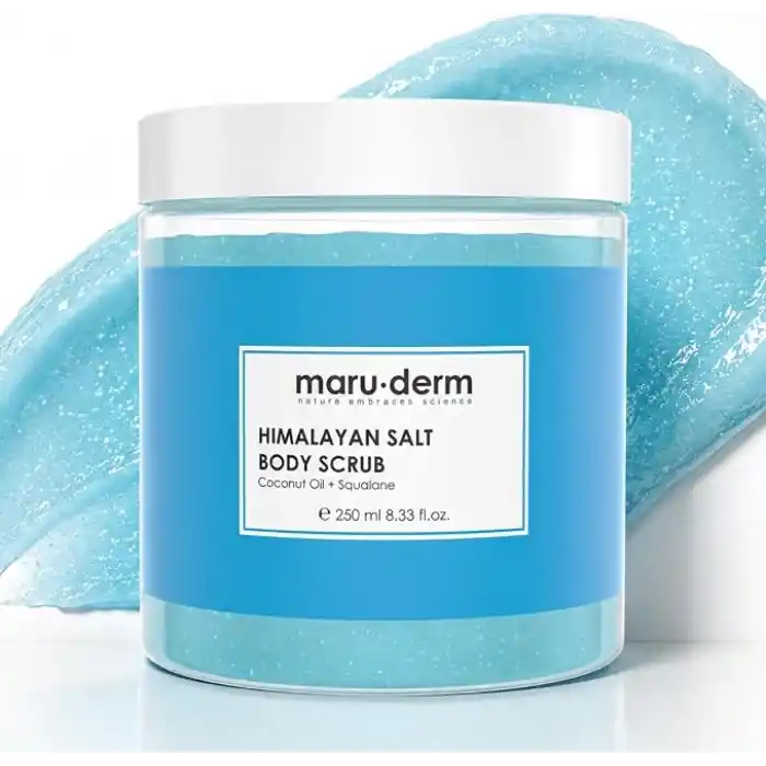 Maruderm Himalaya Tuzu Vücut Peelingi – Skualan & Hindistan Cevizi Yağı ile Arındırıcı ve Yumuşatıcı Vücut Peelingi, 250 ML