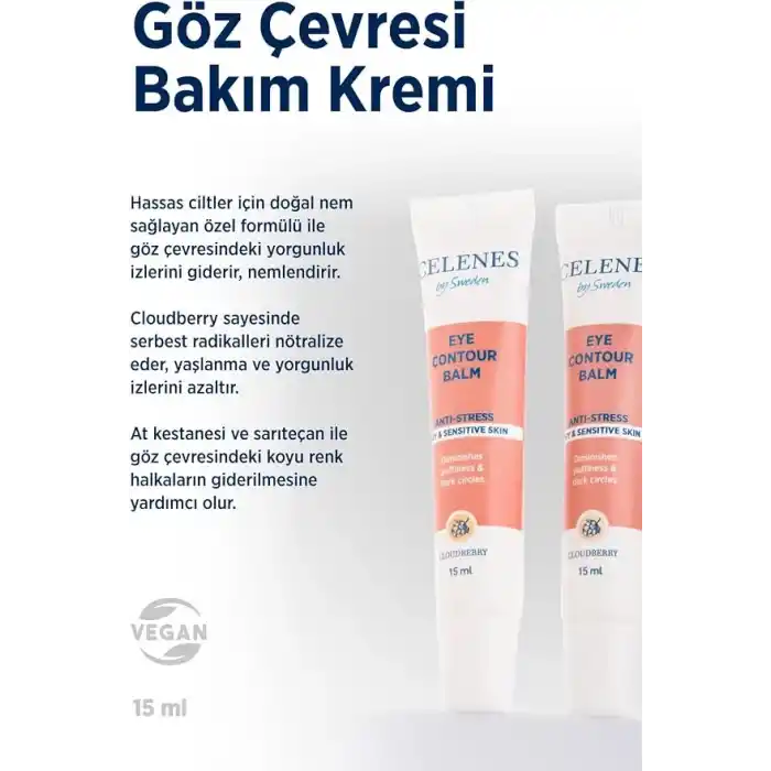 Celenes Cloudberry Göz Çevresi Bakım Kremi 15 ml
