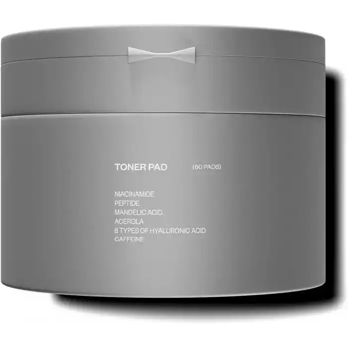 Kremi TONER PAD · Tonik Pad 60 Adet · Yaşlanma Karşıtı, Gözenek Sıkılaştırıcı · C Vitamini, Kafein, 8D Hyaluronik Asit
