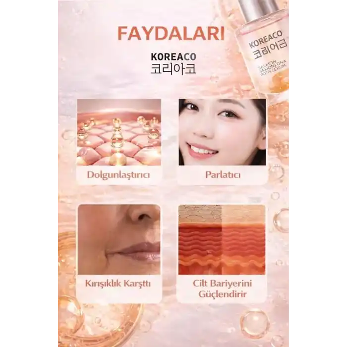 Koreaco Somon DNA PDRN Glass Skin | NAD+ Cildi Gençleştirmeye Yardımcı Yüz Serumu 30 ml