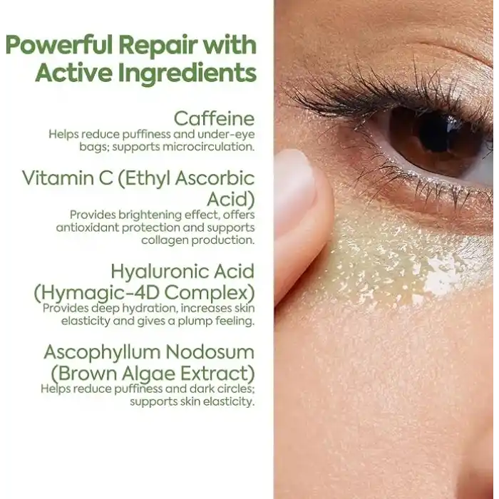CLASYCARE Radiant Göz Çevresi Serumu – Kafein Göz Serumu – Hyaluronik Asit ve C Vitamini ile Göz Altı Morlukları, Şişlik ve İnce Çizgilere Karşı Etkili – Tüm Cilt Tipleri İçin, 50 ml