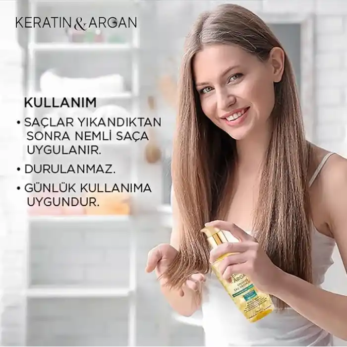 Bioxcin Keratin & Argan Onarıcı Saç Bakım Yağı 150 Ml - Yıpranmış Ve Hasar Görmüş Saçlar 2li paket