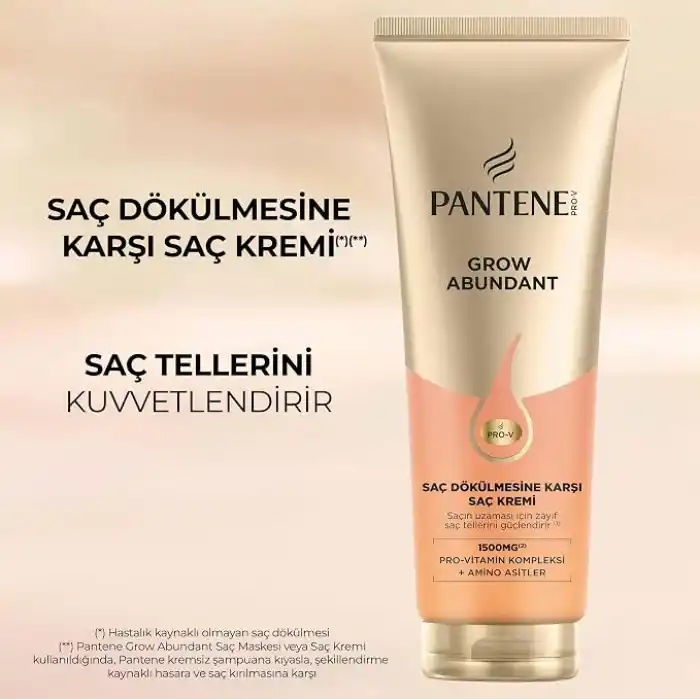 Pantene Grow Abundant Saç Dökülmesine Karşı Saç Maskesi 300 ml